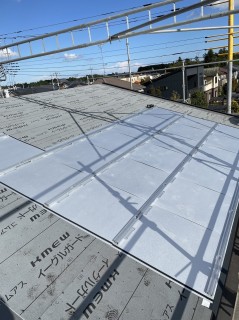田山建設モデルハウス 太陽光パネル工事