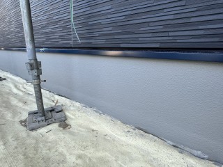 小美玉市Y様邸新築工事　基礎塗装