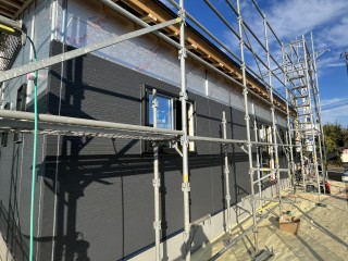 小美玉市Y様邸新築工事　外壁工事