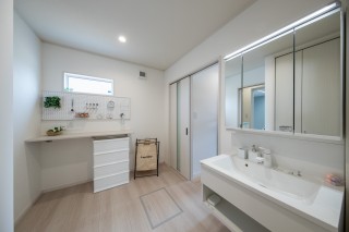 建売の手軽さで注文住宅のクオリティを/洗面＆ランドリー
