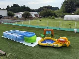 お庭が、夏休みの思い出になる。
